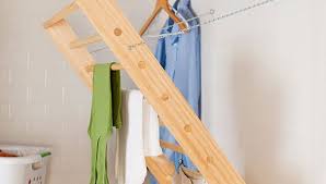 Next, there are the aesthetic advantages. Fold Away Laundry Room Drying Rack