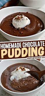 Homemade Chocolate Pudding Recipe Homemade Chocolate Pudding Chocolate Pudding Recipes Chocolate Desserts Fancy