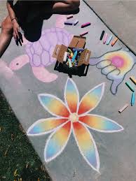 Vsco Chalk Drawing Vsco Chalkdrawking Summer Sunshinenhoney Annekapurcell Street Chalk Art Murals Street Art Chalk Drawings