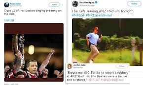 In a nutshell, the cheese offers to. Footy Fans Post Hilarious Memes After The Referees Rob The Canberra Raiders In The Nrl Grand Final Daily Mail Online