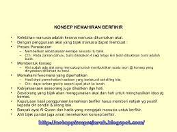 Ilmu itu perlu disebarkan dan mendatangkan manfaat. Konsep Kemahiran Berfikir