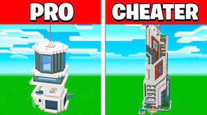 Twitter.50 ways to kill unspeakable in minecraft! Pro Vs Cheater Skyscraper Build Battle Challenge Minecraft Youtube