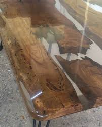 Olive Wood And Resin Dining Table Olive Wood Resin Furniture Wood Design