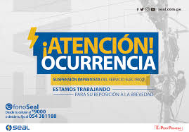 Jun 18, 2021 · hoy y mañana habrá corte de luz en varios distritos de lima y callao: Sociedad Electrica Del Sur Oeste Seal Posts Facebook