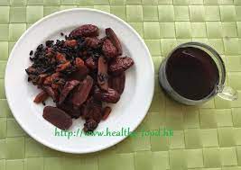 芳姐保健湯餸 blog archive 防治貧血 紅棗杞子炒黑米茶 food healthy recipes healthy