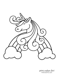 You can grab 10 of these for free, however, there are 50 unicorn coloring pages in this set, so why not grab the whole set from our membership library. Top 100 Magical Unicorn Coloring Pages The Ultimate Free Printable Collection Print Color Fun