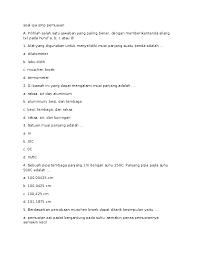 Jika bola baja itu dipanaskan hingga 100 o c, maka berapakah perubahan volumenya? Doc Contoh Soal Pemuaian Rifayanti Rifayanti Academia Edu