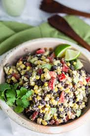 Black Bean And Corn Salad Recipe With Italian Dressing Southwest Black Bean And Corn Salad Recipe Food Recipes Appetizer Recipes Corn Salad Recipes
