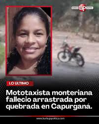 Una tragedia a enluta a Montería y al corregimiento de Capurganá, en Chocó,  tras la muerte de Juanita Isabel Páez Arrieta, una mujer de 39 años oriunda  del barrio Caracolí, quien falle¢ió