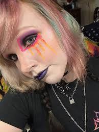 Yesterday's Dark Divine X Curst Kosmetics Makeup For Our Halloween 'Party'  At Dance!🥰🌈🖤: Yesterday at Dance we had the opportunity to wear our/a  costume to class. (I didn't since I'm saving the