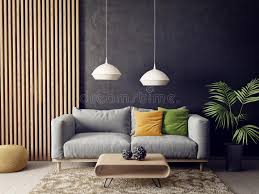 Many of these are good examples by popular interior designers and home stylists. Modern Living Room With Sofa And Lamp Scandinavian Interior Design Furniture Stock Illustration Illustration Of House Cool 131491962