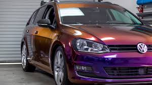 With a collection of four elegant colors, teckwrap offers you this series of super glittering vinyl wrap, which gives your vehicle an elegant finish. He Drove 3 000 Miles For Car Wrap Colorshift Vw Youtube