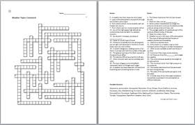 In handling)â • readiness in the use or control of the mental powers Weather Unit Crossword Puzzle By Science From Murf Llc Tpt