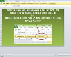 Cara Membuka File Excel Yang Macrosnya Disable Excel 2010 Blog Rivaekaputra Com