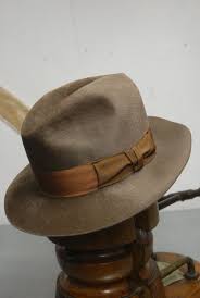 Vintage 40 S 50 S German Fur Felt Velour Fedora Trilby Hat Eu 55 Uk 6 3 4 Us 6 7 8 Hats For Men Hats Mens Fashion 1930s