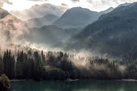 Hình ảnh miễn phí: Lake, cảnh quan, núi, nước, sông băng, tuyết, sương mù,  Hồ
