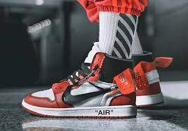 Off White Air Jordan 1 Chicago 8 9 Clothing Co Nike Shoes Women Sneakers Fashion Air Jordans