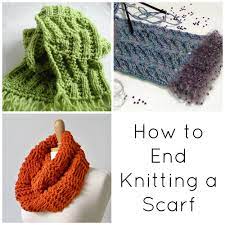 All you need is two knitting needles this project may take a long time to complete depending on how often you knit. Bind Off Basics How To End Knitting A Scarf Craftsy