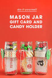 Provide guests a place to deposit wedding cards as they arrive at your reception venue and add interest to your receiving table. Make Your Own Double Mason Jar Gift Card Holders