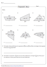 Finding Base Or Height Fractions Trapezoid Area Trapezoid Finding Area