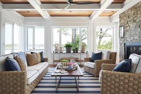 Beach house beachy ceiling fans. Skip The Seashells Here S How To Design A Sophisticated Coastal Chic Home