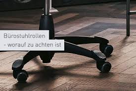 Und wie finde ich bei den aktuell angebrachten rollen heraus ob es bei laminatboden weiche rollen, die haben einen umlaufenden gummiring auf der rolle. Burostuhlrollen Worauf Zu Achten Ist