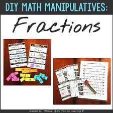 Diy Fraction Kits Printable Manipulatives Anchor Charts