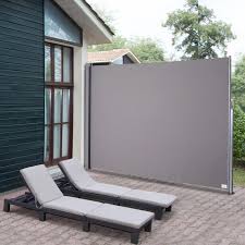 Cloison amovible leroy merlin : Store Lateral Brise Vue Retractable Alu Polyester Haute Densite Leroy Merlin