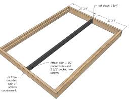 Make ampere storage free plans and tutorial to build ampere operative and beautiful program computer. Hailey Platform Bed Frame Ana White