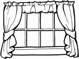 Fenster Mit Vorhaengen Ausmalbild Malvorlage Architektur Vorlagen Malvorlagen Ausmalbilder