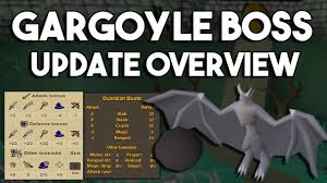 As it occurs with many bosses in osrs, most guardians have many strengths and weaknesses. Everything You Need To Know About The New Gargoyle Boss Grotesque Guardians Update Overview Osrs By