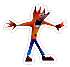 Crash Bandicoot Woah Woah Crash Bandicoot Crash Bandicoot Sticker Bomb Bandicoot