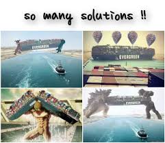 Visit insider's homepage for more stories. So Many Solutions For Ship Stuck In Suez Canal Meme Memezila Com