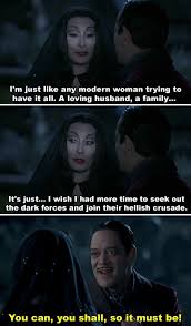 Find Yourself A Man Who Supports Your Demonic Passions Psa Morticia And Gomez Addams Are Literally Morticia And Gomez Addams Gomez Addams Gomez And Morticia
