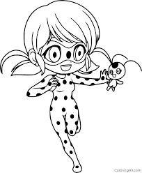 Hang around with this mischievous monkey blast off into outer space to explore new frontiers. Miraculous Ladybug Coloring Pages Coloringall