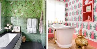 Deelf 20 pcs 3d brick wallpaper peel and stick panels, white brick textured effect wall décor adhesive wall paper for bathroom, kitchen, living room home decoration 90 square feet coverage. Best Bathroom Wallpaper Ideas 22 Beautiful Bathroom Wall Coverings