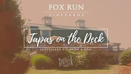 Tapas on the Deck — Fox Run Vineyards