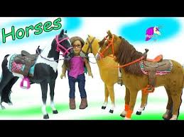 American Girl Vs Our Generation Vs My Life As Giant Sized Horses Haul Video Youtube American Girl Horses Our Generation