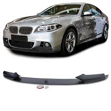Dieses modell hat eine aluminiumhalterung. Frontspoiler Lippe Ansatz Sport Optik Schwarz Matt Fur Bmw 5er F10 Limou Ab 10 Kaufen Bei Carparts Online Gmbh