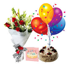 Send flowers to canada from pakistan. Birthday Blast Flowers Cake Delivery Services In Lahore Proflowers Pk