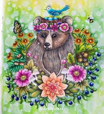 He Brown Bear From Nightfall By Maria Trolle There Will Be A Fur Tutorial Video For This Bear Up Tonight On My Chanel Brown Bear Artist Books Coloring Books