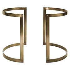 Start in the living room: Our Two Piece Round Aged Brass Wells Base Balances Functionality And Design With A Clean And Simple Style Dining Table Bases Table Base Glass Dining Table