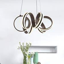 Brown Metal Modern Led Chandelier Indoor Decorative Lights Curved Led Chandeliers For Bedroom Living Room Cafe Warm White Beautifulhalo Com Home led mirror lights wall lamp decoration interior wall lights decorative wall sconce bronze sconces for bedroom inexpensive decorative lamps for bedroom. beautifulhalo