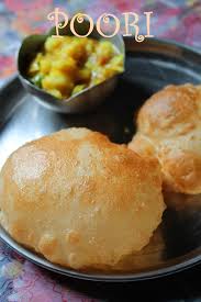 Yummy Tummy The Perfectly Puffed Poori Poori Puri Deep Fried Indian Bread With Video Puri Recipes Indian Bread Recipes