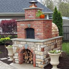 Stone outdoor fireplace with pizza oven. Amazon Com Brick Pizza Oven Wood Fired Pizza Oven Build A Large Brick Oven In Your Backyard With The Foam Mattone Barile Grande Diy Brick Oven Form And Locally Sourced Masonry