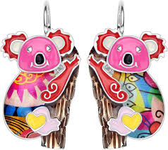 See more ideas about koala, koala bear, koalas. Stadium Giveaways Newei Enamel Alloy Cute Australian Koala Bear Earrings Studs French Clip Unique Animal Jewelry For Women Girls Gifts Buy Cheap Pricemarketing Sealy Co Il