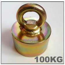 After the cessation of the transmission, these magnetic particles randomise again because of temperature, and in doing so produce a demagnetising decay signal. Magnetic Pot Hook Metal Detector Color Zn Plating 100kg Magnets By Hsmag