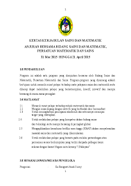 Persatuan sains dan matematik sm st. Doc Kertas Kerja Bulan Sains Dan Matematik 2015 Samjun Nohan Academia Edu