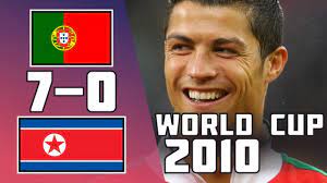 Third is the famous meeting between eusebio's portugal and the legendary underdogs of north korea. Portugal 7 0 Korea Dpr Extended Highlights World Cup 2010 Youtube