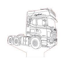Nieuwe generatie scania nederland within. Scania Truck 2 3d Illusion Lamp Plan Vector File For Laser And Cnc 3bee Studio 3d Illusions 3d Illusion Lamp Illusions